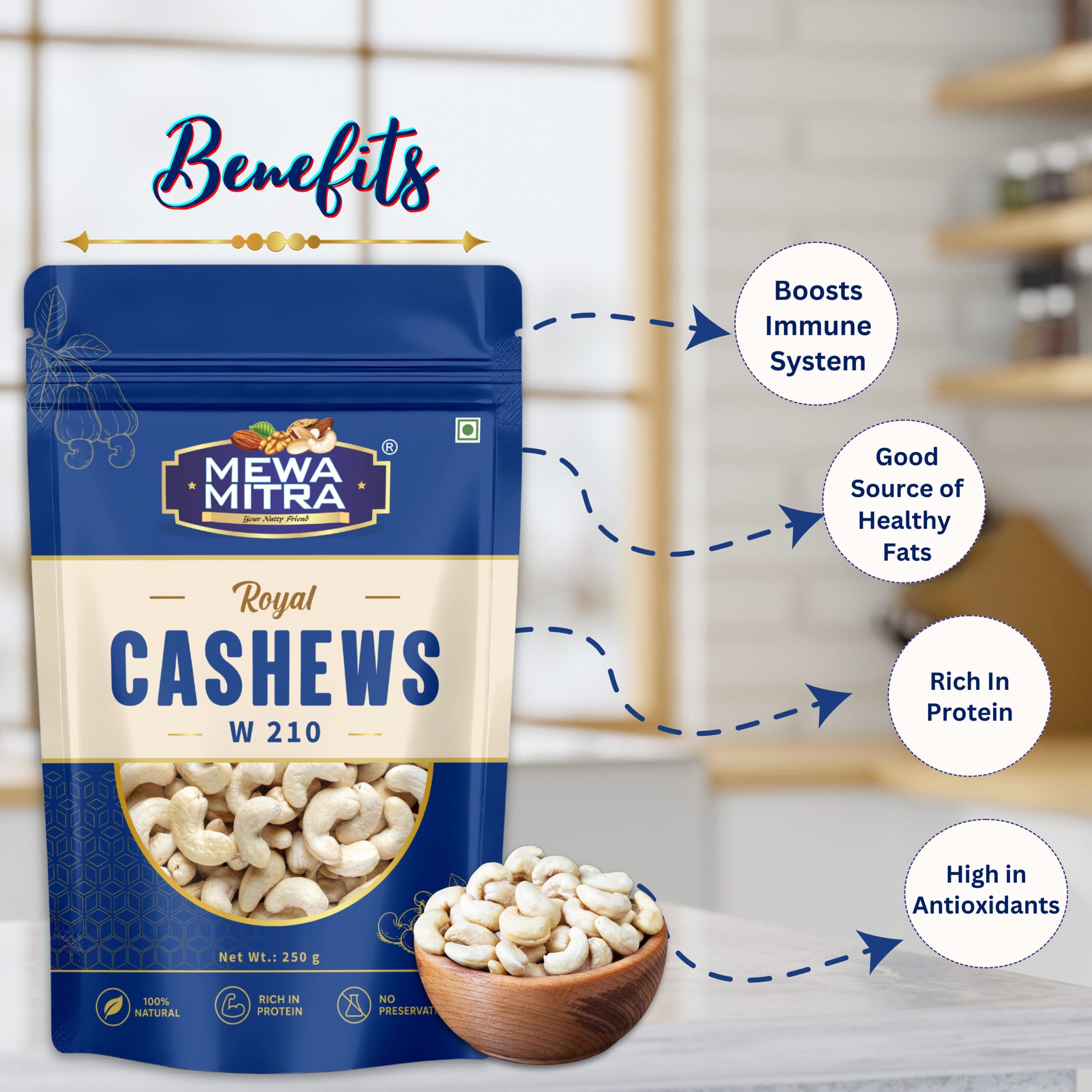 Cashew w210 250gm - Image 4