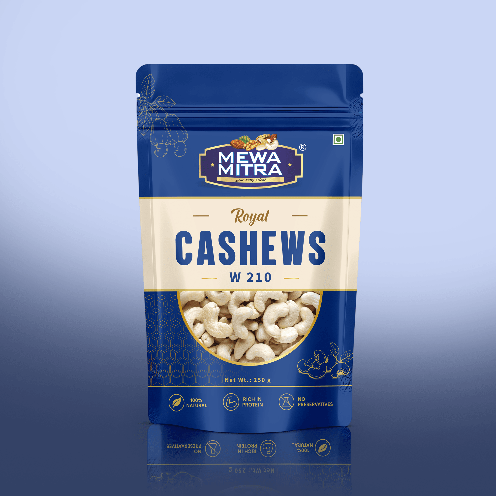Cashew w210 250gm